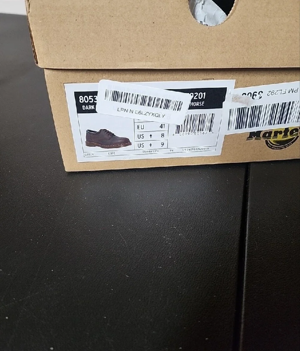 Dr. Martens Zavala Lo Brown Leather 5-Eye